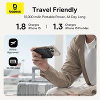 Baseus Qi2 Magnetic Power Bank 10000mah Fast Charge Powerbank Wireless Charging 22.5W External Battery Charger For iPhone 16 15