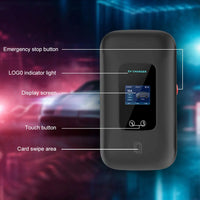 ADPOW Type1 EV Charging Station WIFI APP Control Current Adjustable 5M Cable Wallbox EV Charger with Power-off Protection EVSE