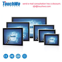 8~21.5 inch Touch Industrial Screen IP65 Front Waterproof, All in One Industrial Embedded Panel PC PCAP TouchScreen Monitor