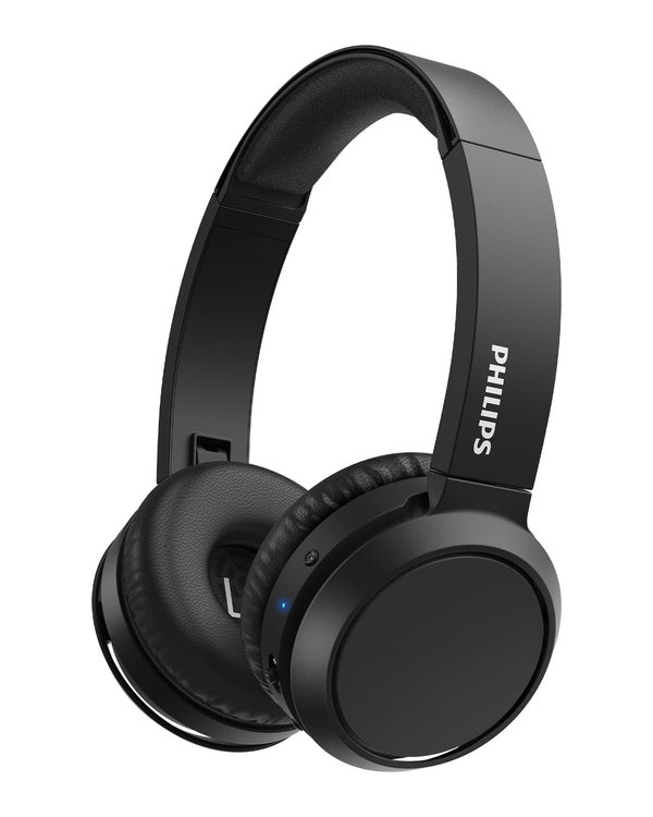 PHILIPS H4205 Wireless Headphone,On-Ear Bluetooth Headphone with BASS Boost,Quality Sound,32mm Drivers,29-Hour Battery Life,Fast Charging,Lightweight,Adjustable Cushioned Headband,Soft Ear Cups,Black