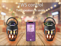 LED Flame Speaker Lamp, Torch Atmosphere Bluetooth Speakers with Stereo Sound,Wireless Bluetooth Speaker for iPhone/iPad/Android