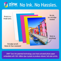 HP Sprocket Portable Photo Printer (2nd Edition) – Instantly print 2x3" sticky-backed photos from your phone – [Luna Pearl] [1AS85A]