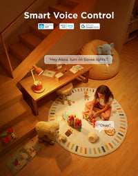 Govee Smart Light Bulbs, WiFi & Bluetooth Color Changing Light Bulbs, Music Sync, 16 Million DIY Colors RGBWW Color Lights Bulb, Work with Alexa, Google Assistant Home App, 800 Lumen, 2 Pack