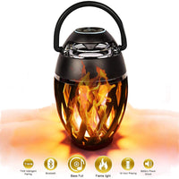 LED Flame Speaker Lamp, Torch Atmosphere Bluetooth Speakers with Stereo Sound,Wireless Bluetooth Speaker for iPhone/iPad/Android