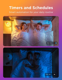 Govee Smart Light Bulbs, WiFi & Bluetooth Color Changing Light Bulbs, Music Sync, 16 Million DIY Colors RGBWW Color Lights Bulb, Work with Alexa, Google Assistant Home App, 800 Lumen, 2 Pack