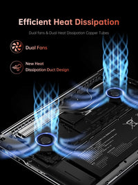 KAIGERR New Light Gaming Laptop, 2026 Laptop with AMD Ryzen 7 7735HS (8C/16T, Up to 4.75GHz), 16GB DDR5 512GB NVMe SSD Laptop Computer, Up to 4TB, 16.0-inch FHD Display, WiFi 6, Backlit KB, Dual Fans