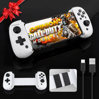 Wireless Mobile Gaming Controller for IOS & Android, Bluetooth Smartphone/Tablet Handheld Joystick Gamepad with Adjustable Clip for iPhone/iPad/Samsung etc.Support Xbox/PS3/4/Switch/PC