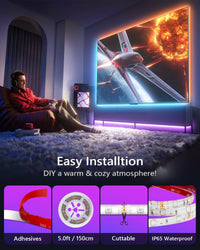 WILLED Under Bed Lights, Dimmable Motion Activated Led Light Strip, Under Bed Lighting with Motion Sensor and Power Adapter, Soft Warm Glow LED Lights for Bedroom, Crib, Cabinet and Bathroom