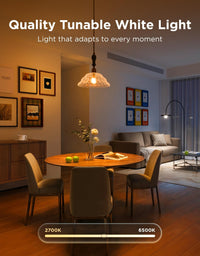 Govee Smart Light Bulbs, WiFi & Bluetooth Color Changing Light Bulbs, Music Sync, 16 Million DIY Colors RGBWW Color Lights Bulb, Work with Alexa, Google Assistant Home App, 800 Lumen, 2 Pack