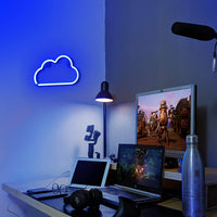 Lumoonosity Lightning Bolt Neon Signs, USB Powered Led Lightning Bolt Light with On/Off Switch, Lightning Neon Sign for Wall Decor, Hanging Led Signs, Neon Lights for Bedroom, Gaming Room Setup