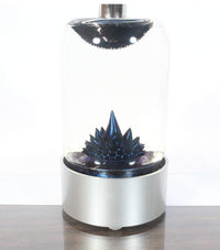Spike Blue Colored Ferrofluid in a Bottle Magnetic Liquid Sculpture Educational Display Executive Desk Display with 7ml of Lab Quality Ferrofluid
