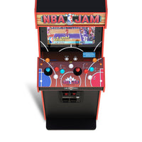 ARCADE1UP NBA Jam Deluxe 2-Player Control Panel Arcade Machine, Built for Your Home, 5 Foot Tall Cabinet with 3 Classic Games