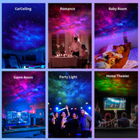 Astronaut Galaxy Projector Light, 2 in 1 Star Projector Light with Moon Lamp, Galaxy Night Light with 360° Adjustable & Remote Control, Gifts for Kids/Adults, Decor for Bedroom/Home/Party