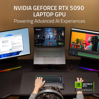Razer Blade 18 (2025) Gaming Laptop: NVIDIA GeForce RTX 5090 - Intel Core Ultra 9 275HX - Dual UHD+ 240Hz | FHD+ 440Hz Display - 64GB DDR5 RAM - 4TB (2TB+2TB) SSD - Thunderbolt 5-10 Key RGB Keyboard