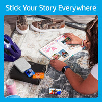 HP Sprocket Portable Photo Printer (2nd Edition) – Instantly print 2x3" sticky-backed photos from your phone – [Luna Pearl] [1AS85A]