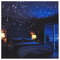 Glow in The Dark Stars Wall Stickers, Adhesive Dots Stars and Moon for Starry Sky, Galaxy Decor Bright and Realistic for Any Room,324 Ceiling Stars Wall Decals, Space Decal for Kids Bedroom