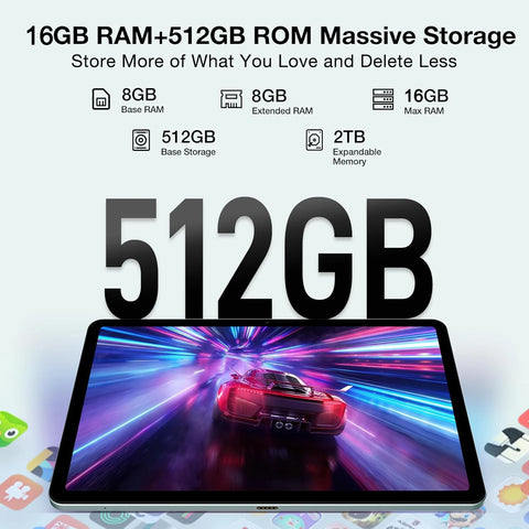 2025 New Flagship Global Firmware 14 Inch Android 14 Tablet 5G WiFi 2K Display FHD Screen 16GB 512GB  Планшет GPS Pads Laptop