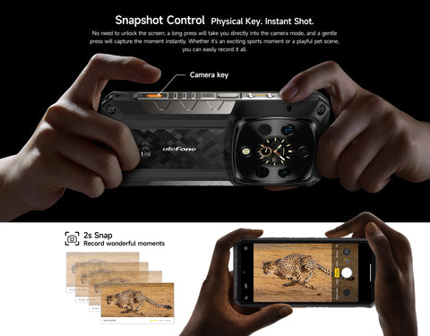 Ulefone Armor 28 Ultra 5G AI Thermal Imaging Rugged Phone Dimensity 9300+ 1TB ROM 32GB RAM Android Smartphone AMOLED Mobile