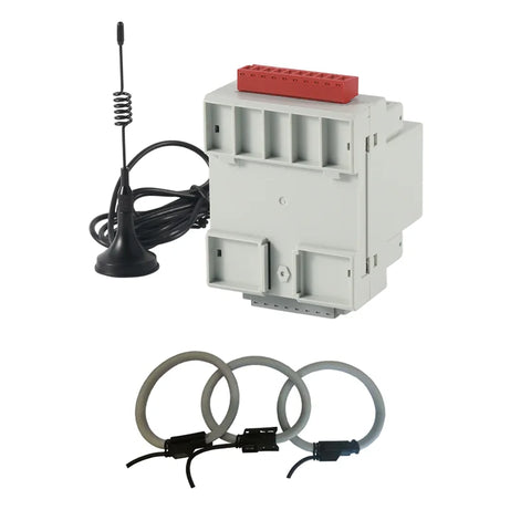 Acrel ADW300 IoT 1 PCS 4G/WIFI/Lorawan Wireless 3 Phase Smart Energy Meter and 3 PCS 1000A/2000A Rogowski Coil 9/15CM Aperture
