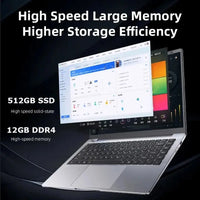 NEW Intel Core i7-7500U laptop 12GB RAM 1/2TB SSD Portable laptops  14.1-inch  Windows 11 Por  Notebook computer  Office Gaming