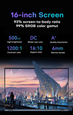 Xiaman 16 inch Gaming Laptop intel Core i7-6700HQ GTX 1060 IPS 1920*1200 Notebook PC 16GB RAM 1TB SSD Windows 11 Laptop Computer