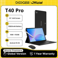 DOOGEE T40 Pro Tablet 12  20GB(8 + 12) 512GB Android 14 Helio G99 6nm 10800mAh 18W Charge Quad Speaker 7.6mm ultra-thin