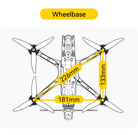 SpeedyBee Master 5 V2 FPV 5 inch Freestyle Drone HD O3 Air Unit with SpeedyBee F405 V3 Stack 2306 1900KV 6S Motor RC Quadcopter