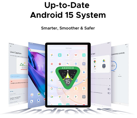Global Version DOOGEE Tab E3 Max Tablet PC Android 15 Gemini AI 14'' 2.1K Screen 8GB RAM 256GB 13500mAh Large Battery Smart Pad