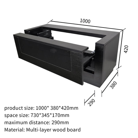 2024 New UST Projector TV Cabinet Ultra Short Throw Laser Remote Motorized Projector Cabinet for Home Theater