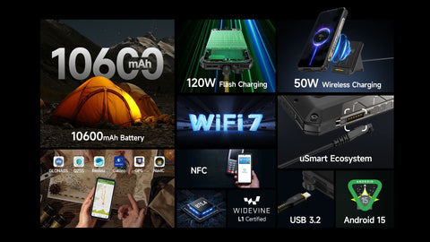 Ulefone Armor 28 Ultra 5G AI Thermal Imaging Rugged Phone Dimensity 9300+ 1TB ROM 32GB RAM Android Smartphone AMOLED Mobile