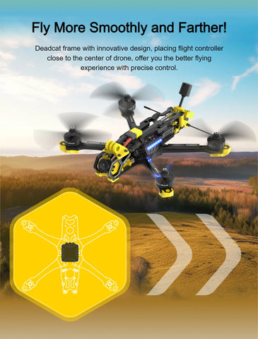 SpeedyBee Master 5 V2 FPV 5 inch Freestyle Drone HD O3 Air Unit with SpeedyBee F405 V3 Stack 2306 1900KV 6S Motor RC Quadcopter