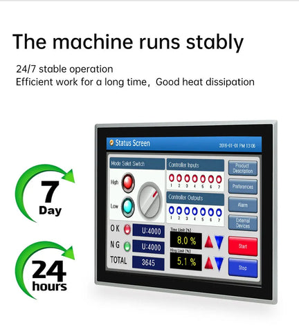 8~21.5 inch Touch Industrial Screen IP65 Front Waterproof, All in One Industrial Embedded Panel PC PCAP TouchScreen Monitor