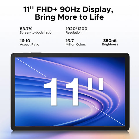 Doogee Tab G6+ 2 in 1 Tablet Pc Android 15 Gemini Ai Dual Speakers 8000Mah Battery 32Gb(8+24) Ram 256Gb Rom Widevine L1 4g Lte