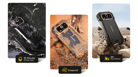 【NEW 2024】 Ulefone Armor 27T 4G 10600mAh Rugged Phone Android 14 Smartphone 24GB +256GB  6.78