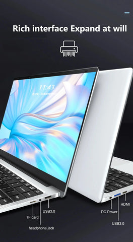 NEW Intel Core i7-7500U laptop 12GB RAM 1/2TB SSD Portable laptops  14.1-inch  Windows 11 Por  Notebook computer  Office Gaming