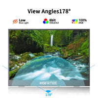 14.1 Inch Portable Monitor 1080P IPS 100%SRGB Gaming Portable Screen with Stand for Laptop PS5/4 Switch Xbox Raspberry Pi