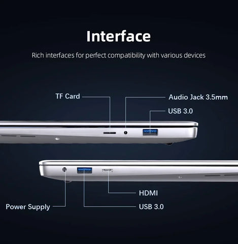 NEW Intel Core i7-7500U laptop 12GB RAM 1/2TB SSD Portable laptops  14.1-inch  Windows 11 Por  Notebook computer  Office Gaming