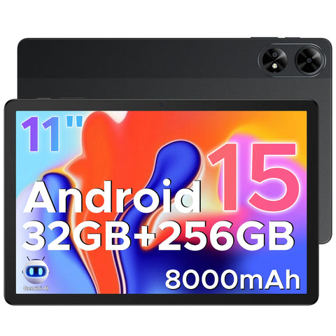 Doogee Tab G6+ 2 in 1 Tablet Pc Android 15 Gemini Ai Dual Speakers 8000Mah Battery 32Gb(8+24) Ram 256Gb Rom Widevine L1 4g Lte