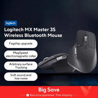 Logitech MX Master 3S Wireless Bluetooth Mouse High End Cross Screen Laptop