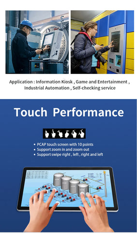 15.6/17.3/18.5 Inch All In One Touch Panel Industrial Pc Android 11 Window 10 Hdmi Wall Mount Touchscreen Waterproof Monitor