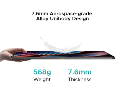 DOOGEE T40 Pro Tablet 12  20GB(8 + 12) 512GB Android 14 Helio G99 6nm 10800mAh 18W Charge Quad Speaker 7.6mm ultra-thin