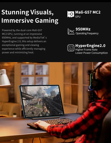 Teclast T70 Tablet MTK G99 Octa-Core 14inch FHD IPS Display 8GB RAM 256GB ROM Android 14 WIFI5G 10000mAh 13MP+8MP 4G Dual SIM