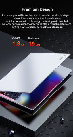 Ninkear A15 PRO Laptop AMD Ryzen™ 5 6600H up to 4.5 GHz 15.6' FHD IPS 32GB DDR5 1TB SSD WIFI6 backlit keyboard Computer