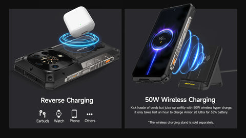 Ulefone Armor 28 Ultra 5G AI Thermal Imaging Rugged Phone Dimensity 9300+ 1TB ROM 32GB RAM Android Smartphone AMOLED Mobile