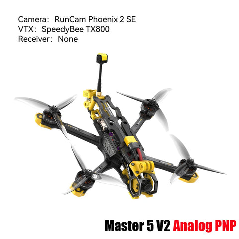SpeedyBee Master 5 V2 FPV 5 inch Freestyle Drone HD O3 Air Unit with SpeedyBee F405 V3 Stack 2306 1900KV 6S Motor RC Quadcopter