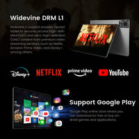 Teclast T50Plus 11" 2K 90Hz High Refresh Android 14 Tablet 6GB +256GB UNISOC T620 8000mAh Battery 8MP+13MP Camera 4G Tablets