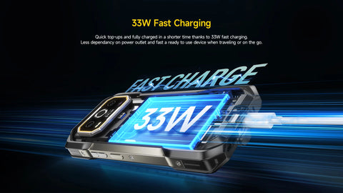 【NEW 2024】 Ulefone Armor 27T 4G 10600mAh Rugged Phone Android 14 Smartphone 24GB +256GB  6.78