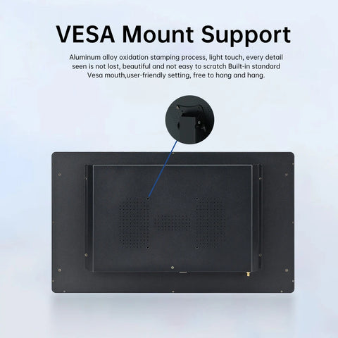 15.6/17.3/18.5 Inch All In One Touch Panel Industrial Pc Android 11 Window 10 Hdmi Wall Mount Touchscreen Waterproof Monitor