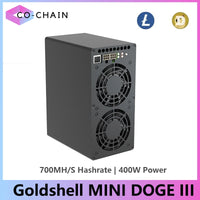 Wifi Support Goldshell Mini Doge III LTC&Doge Coin Miner 700MH/S 400W Dogecoin Miner LTC Miner Goldshell DOGE Miner Mini doge 3