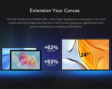 Teclast T70 Tablet MTK G99 Octa-Core 14inch FHD IPS Display 8GB RAM 256GB ROM Android 14 WIFI5G 10000mAh 13MP+8MP 4G Dual SIM
